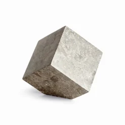 Abstract Marble Cube Sculpture