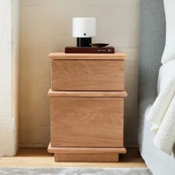 Aggie Cerused Mini Nightstand (16")