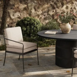 Aimie Outdoor Dining Arm Chair