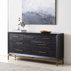 Alexa Burnished 7-Drawer Dresser (70")