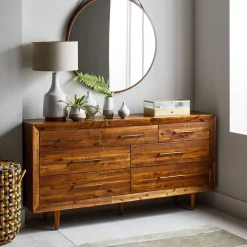 Alexa Reclaimed Wood 7-Drawer Dresser (70")