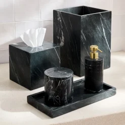 Amalfi Marble Bath Accessories