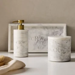 Amalfi Marble Bath Accessories