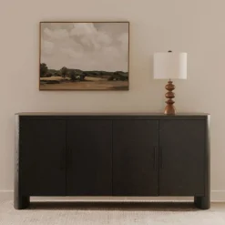 Anatola Herringbone Rounded Sideboard (71")