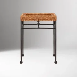 Andalusia Indoor/Outdoor Woven Side Table (17")
