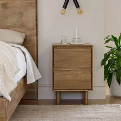 Anton Solid Wood Mini Nightstand (16")
