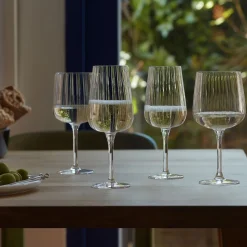 Arc Flow Champagne Flutes (Set of 4)