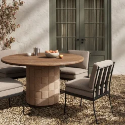 Audric Outdoor Round Dining Table (60")