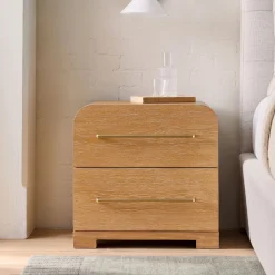 Ava Cerused Nightstand (22")