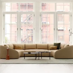 Aviana Leather 3-Piece U-Shaped Sectional (155")