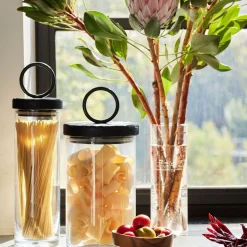 Barcelona Iron & Wood Top Canisters