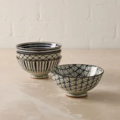 Baso Ceramic Dip Bowls (Set of 4)
