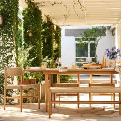 Baycrest Outdoor Teak Dining Bench (46")