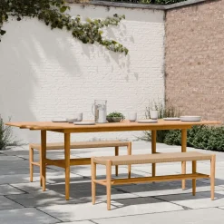 Baycrest Outdoor Teak Dining Bench (46")