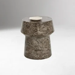 Bertrand Faux Marble End Table (19")