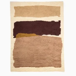 Block Art Shag Wool Rug