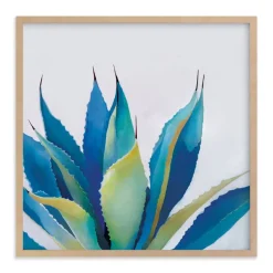 Blue Agave Framed Wall Art by Minted for West Elm