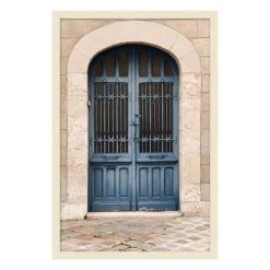Blue Arch Doors Wall Art