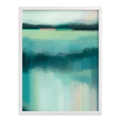 Blue Lagoon Framed Wall Art by Minted for West Elm