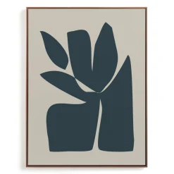 Blue Sculpt Framed Wall Art by Minted for West Elm