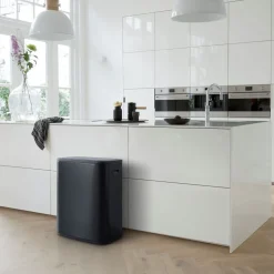 Brabantia Bo Touch Trash Can (Dual 8 Gallon)