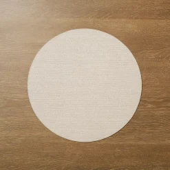 Braid Textured Easy-Care Round Placemats