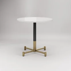 Branch Restaurant Round Dining Table - Quartz