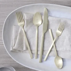 Briggs Flatware Sets - Champagne Satin