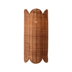 Brigitte Rattan Sconce (6")