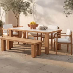 Briley Teak Outdoor Dining Table