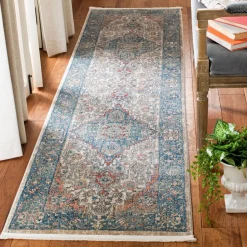 Brushed Flowers Performance Rug