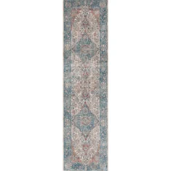 Brushed Flowers Performance Rug