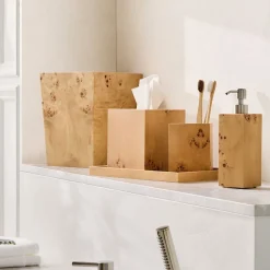 Burl Bath Accessories