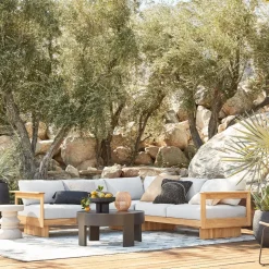 Caldera Aluminum Outdoor Round Coffee Table (34")