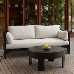 Caldera Aluminum Outdoor Sofa (75")