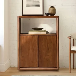 Calla Solid Wood Storage Cabinet (32")