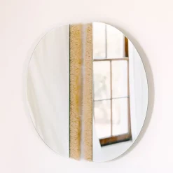 Candice Luter Refract Raffia Circle Wall Mirror Set