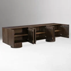 Carrie Reclaimed Wood Media Console (90")