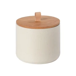 Casafina Pacifica Wood Top Stoneware Canister