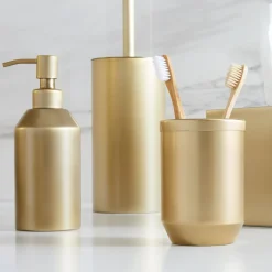 Caspian Metal Bath Accessories