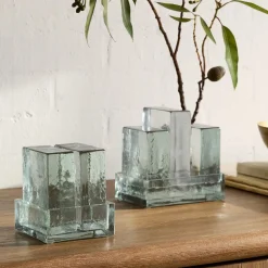 Cast Glass Vases