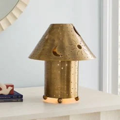 Celestial Metal Table Lamp (12")