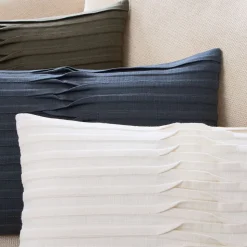 Centered Pleat Pillow Cover