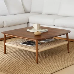 Chadwick Mid-Century Square Coffee Table (40")