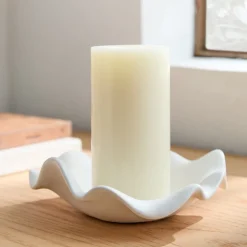 Charlotte Ceramic Pillar Holder