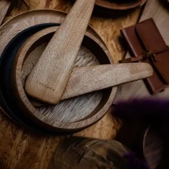 Chechen Wood Design Wooden Salad Servers