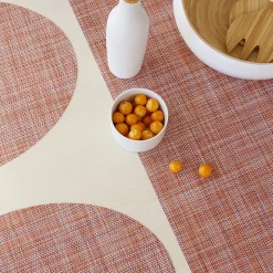 Chilewich Easy-Care Mini Basketweave Oval Placemats