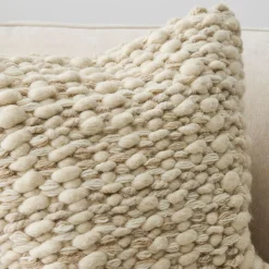 Chunky Paddle Woven Pillow Cover