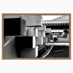 City Blocks Framed Wall Art