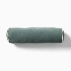 Classic Cotton Velvet Bolster Pillow